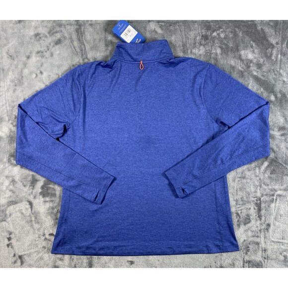 Brooks Womens Blue Dash 1/2 Zip 2.0 Pullover Running Shirt Long Sleeve Size XL - Picture 2 of 10